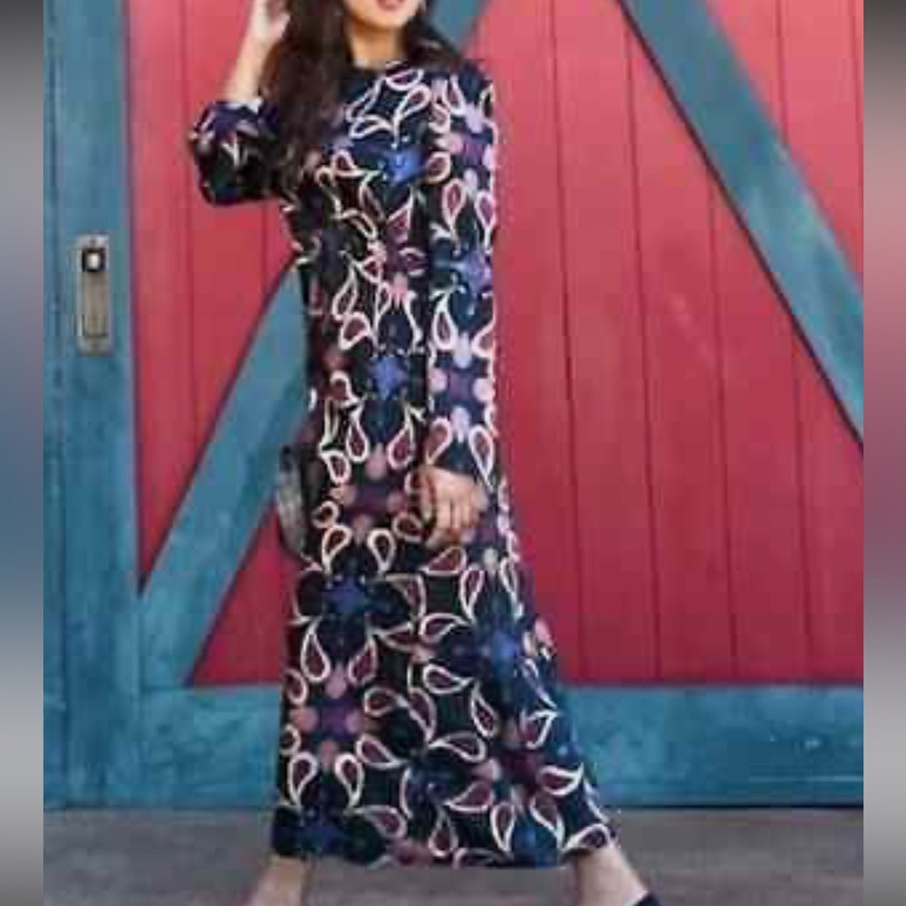 NWOT midi-maxi silk dress by Zara